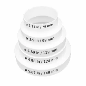 068640646687 ECOPRO VENT Duct Reducer Reaser Conect Flex #2