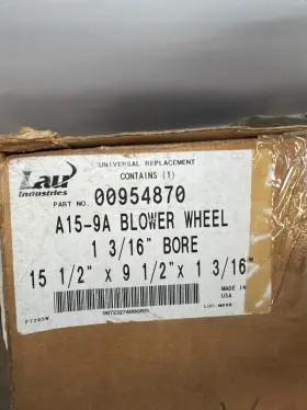 00954870 EDISSON Lau Double Inlet Belt Drive Blower Wheel #2