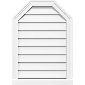GVPOT22X3203SF EKENA MILLWORK Octagonal Top Mount Pvc Gable
