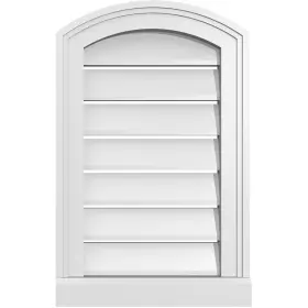 GVPAR14X2203SF EKENA MILLWORK Top Mount Pvc Gable Vent Primed