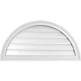 GVPHR34X1702SF EKENA MILLWORK Half Round Mount Pvc Gable Vent