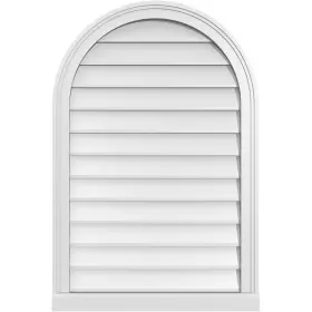 GVPRT24X3603SN EKENA MILLWORK Round Top Mount Pvc Gable Vent
