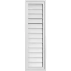 GVPVE12X4002SN EKENA MILLWORK Rectangle Mount Pvc Gable Vent