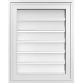 GVPVE16X2002SF EKENA MILLWORK Rectangle Mount Pvc Gable Vent