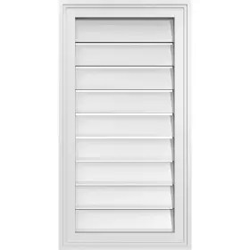 GVPVE16X3002SF EKENA MILLWORK Rectangle Mount Pvc Gable Vent