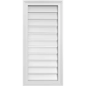 GVPVE16X3402SF EKENA MILLWORK Rectangle Mount Pvc Gable Vent
