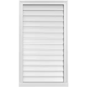 GVPVE24X4203SF EKENA MILLWORK Vertical Mount Pvc Gable Vent