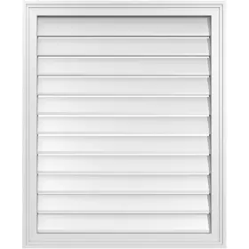 GVPVE28X3402SF EKENA MILLWORK Rectangle Mount Pvc Gable Vent