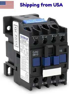 CJX2-09 ELECTRIC INC Pack Ac Contactor Coil Relay Din Rail