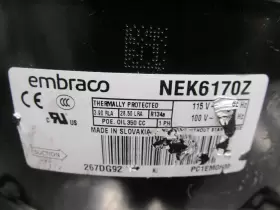 NEK6170Z EMBRACO Comp Bent Lines #2