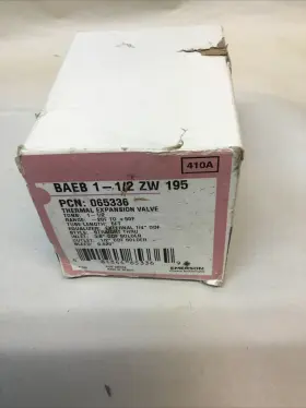 065339 EMERSON Baeb Zw Pcn Thermal Expansion Valve