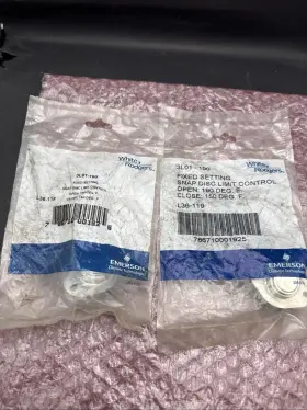 3L01-190 EMERSON Pack Rodgers Snap Disc Limit Control Nos