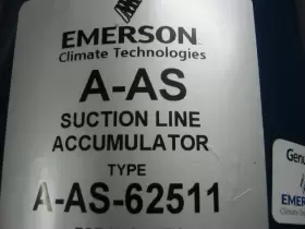 62511 EMERSON Suction Line Accumulator Mwp Kpa #3
