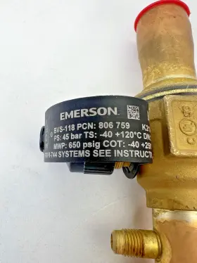 806759 EMERSON Bvs Odf Refrigeration Ball Valve Access Port #2