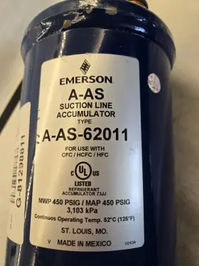 A-AS-62011 EMERSON Suction Line Accumulator Connection