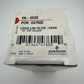 EK-052S EMERSON EK Line Filter Dryer Pcn Odf Solder