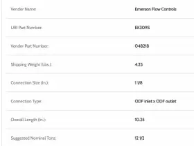 EK309S EMERSON Alco Ek Odf Line Drier Nos #3