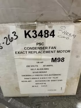 K3484 EMERSON Psc Condenser Fan Motor Rpm
