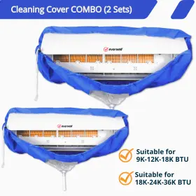 EQ535 EVERWELL Mini Split Ac Cleaning Cover Bag Drain Hose