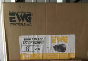 8-URD EWC Round Motorized Damper