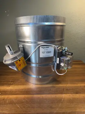 12-EBD EWC CONTROLS Pressure Damper Hvac Zoning