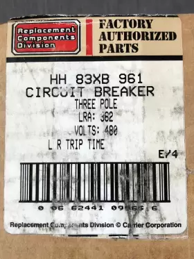 HH83XB961 FACTORY AUTHORIZED PARTS Airpax Circuit Breaker #2