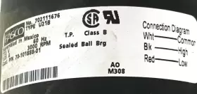 70-101888-01 FASCO Draft Inducer Blower Motor #3