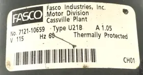 7121-10659 FASCO Draft Inducer Blower Motor #3