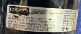 7126-2544 FASCO Icp Motor #2