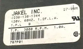 787P01 FASCO Jakel Draft Inducer Blower Motor Rpm #3