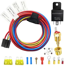 104021 FASTSTORM Electric Fan Relay Cooling Waterproof Amp