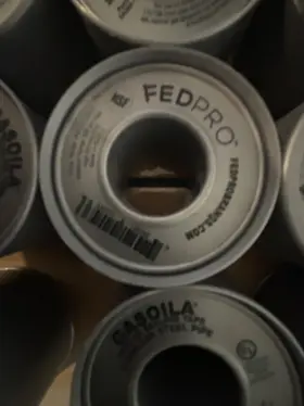 SA260-1 FEDPRO.INC Set Rolls Gasoila Ptfe Tape Steel