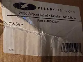 CV-5VR FIELD CONTROLS Steel Vent Riser Inlet Power Venter #2