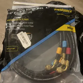 872641005320 FIELDPIECE Valve Charging Hose Set