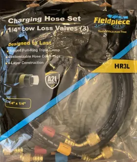 HR3L FIELDPIECE Loss Valve Charging Hose Set