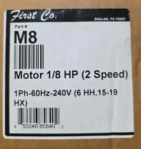 850046856402 FIRST COMPANY Motor