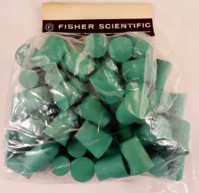 14-141 FISHER SCIENTIFIC Bag Solid Rubber Laboratory Stoppers #3