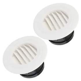 644925972846 FOCCTS Air Vent Louver Round Abs Grille Cover