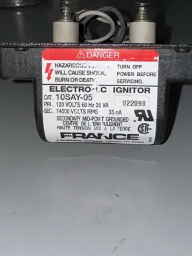10SAY-05 FRANCE SCOTT FETZER COMPANY Igniter #2