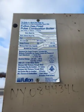 PHW-1400CM FULTON Fuel Fired Steam Boiler