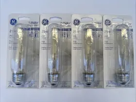 25-WATT GE Bulbs Tubular Base Volt