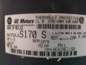 5KCP39JGS170S GE Carrier Bryant Payne Furnace Blower Motor #3