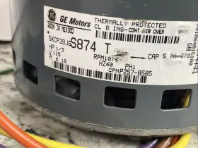 5KCP39JGS874T GE Blower Motor #3