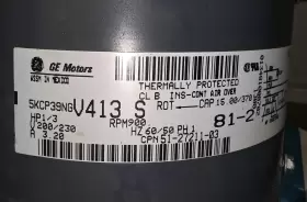 621830A GE Furnace Motor Rpm #2