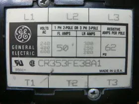 CR353FE3BA1 GE Definite Contactor #3