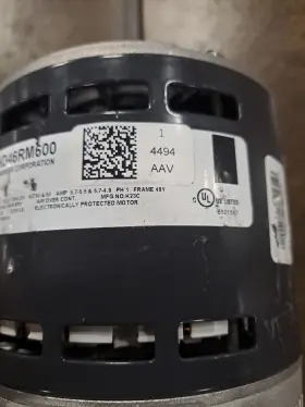 HD46RM600 GE Nidec Ecm Module Motor Software Versn #3