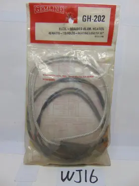 GH-202 GEMLINE Flex Braided Heater Watts Volts