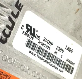 51-108729-102 GENTEQ Ensite Blower Motor Ccwle #3