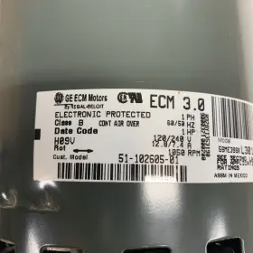 5SME39SXL3018 GENTEQ Ge Ecm Furnace Blower Motor #2