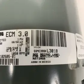 5SME39SXL3018 GENTEQ Ge Ecm Furnace Blower Motor #3